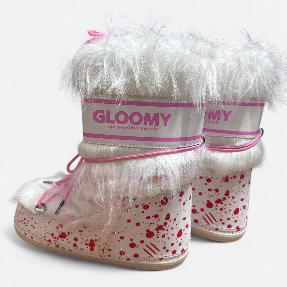 Gloomy Bear Women's White and Pink Boot - Picture 4 of 4
